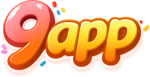 9 app উপকূলীয় নীল সবুজ লোগো